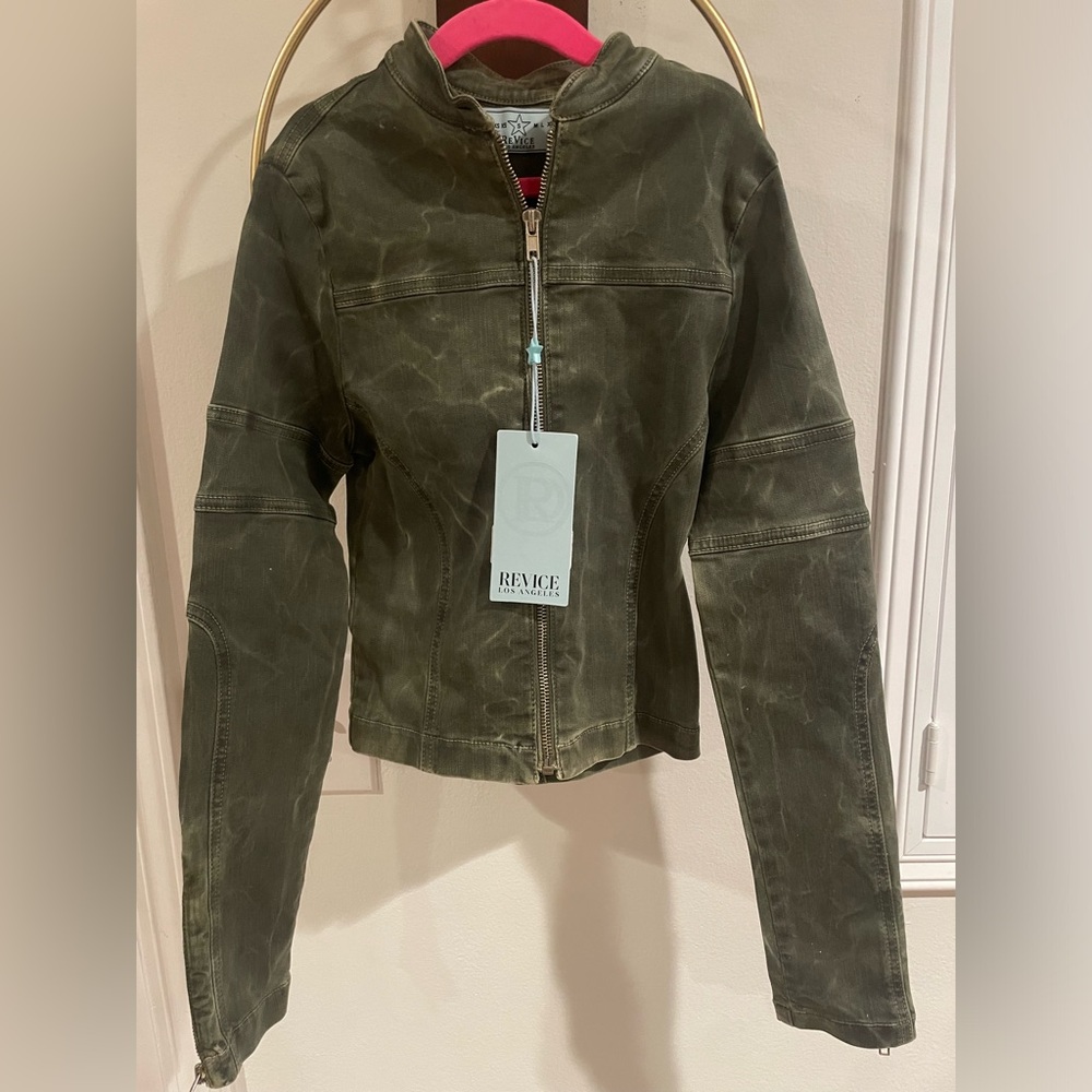 REVICE Olive Green Women's Zip Jacket